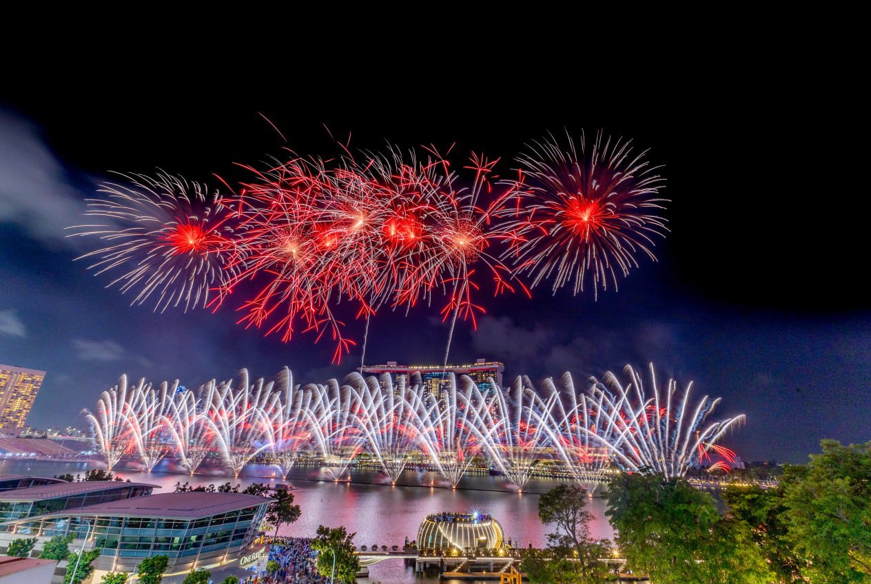 Singapore National Day Parade Fireworks