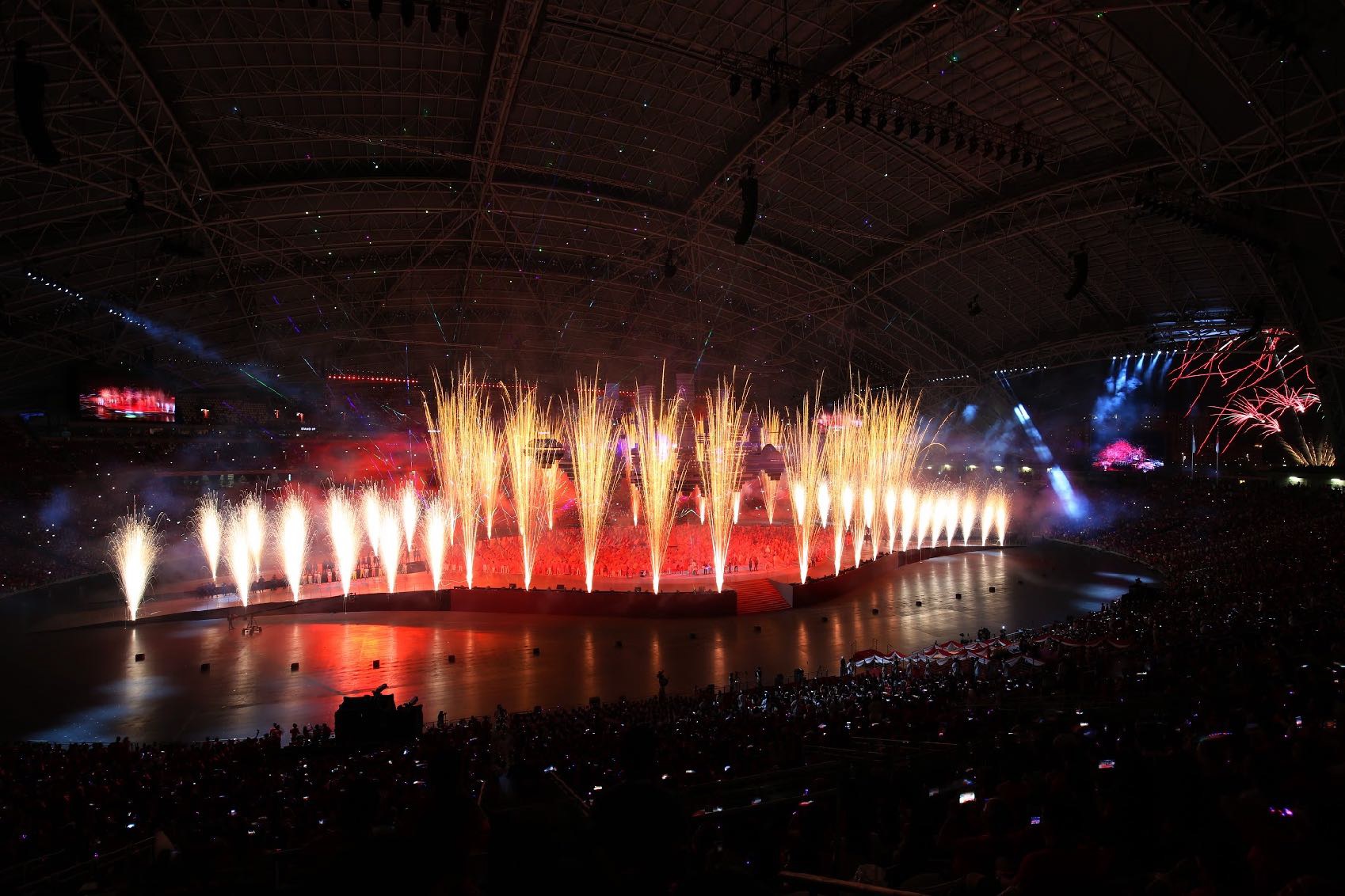 Singapore National Day Parade Fireworks