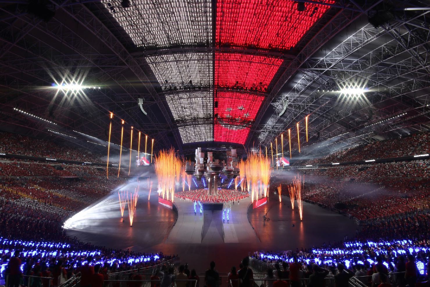 Singapore National Day Parade Fireworks