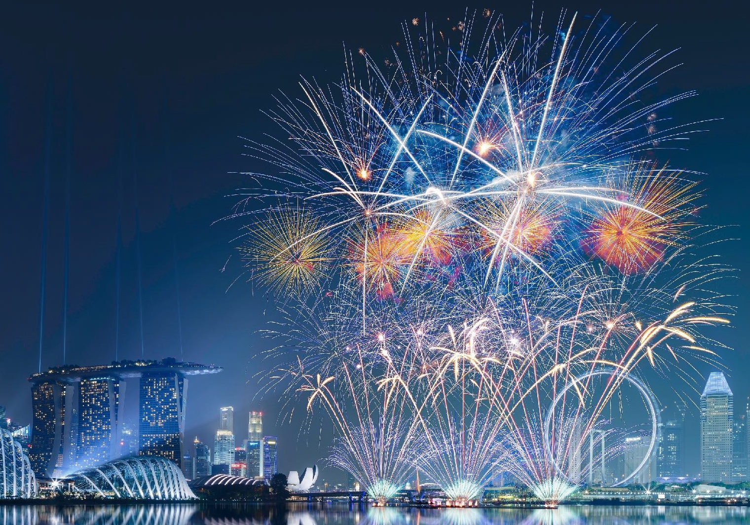 Singapore Formula 1 Grand Prix Fireworks