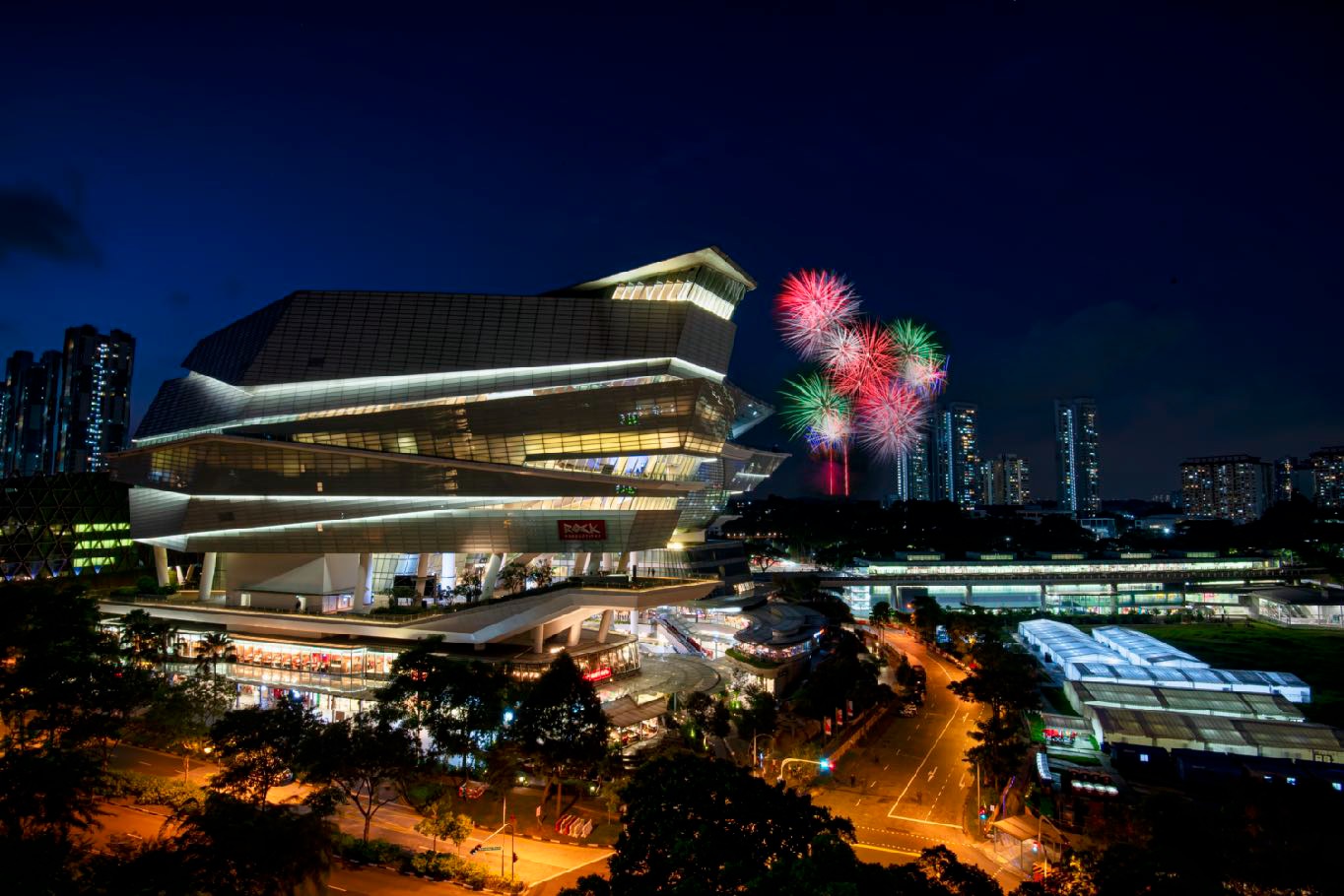 Singapore National Day Parade Heartlands Fireworks